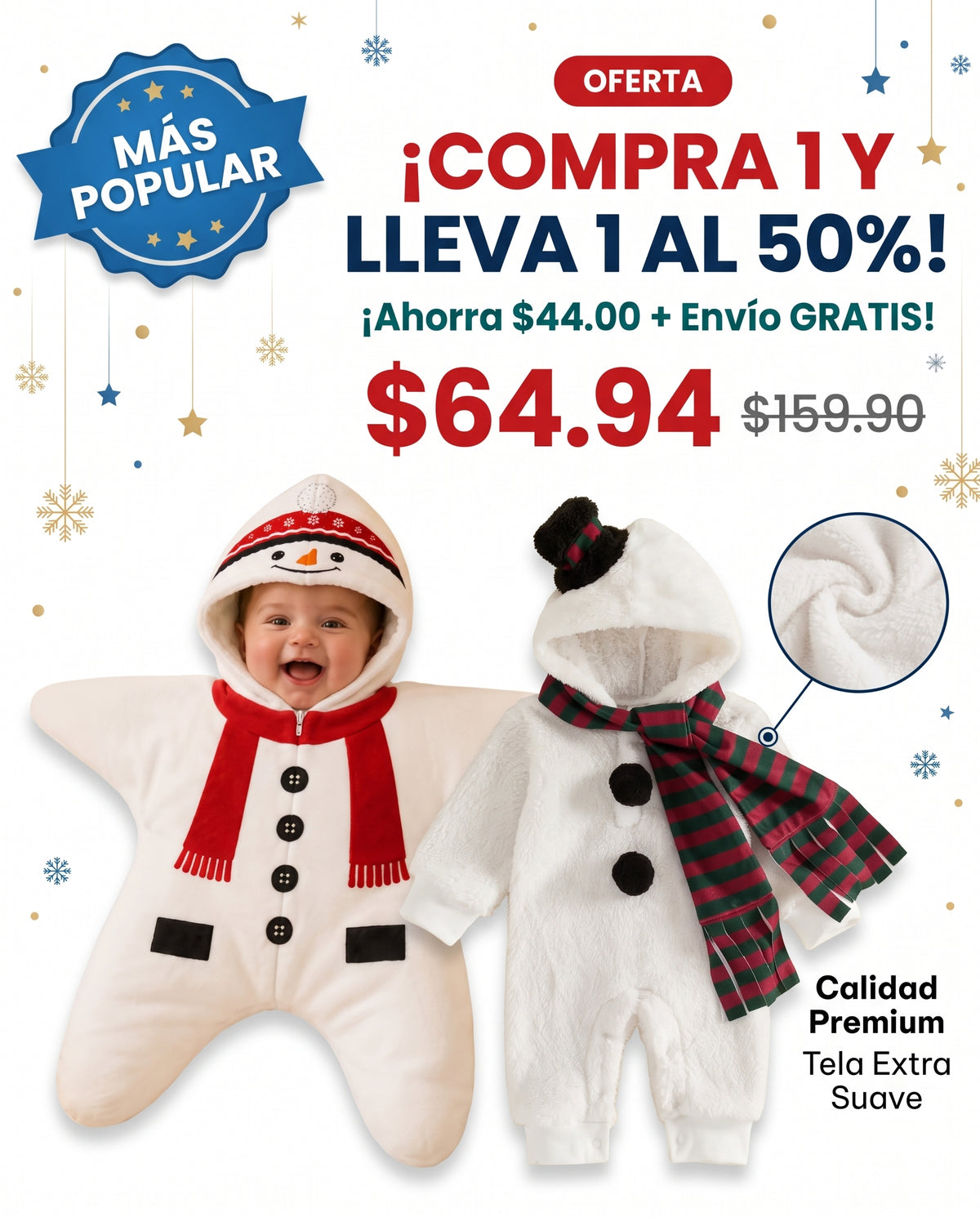 Disfraz Navideño para Bebé